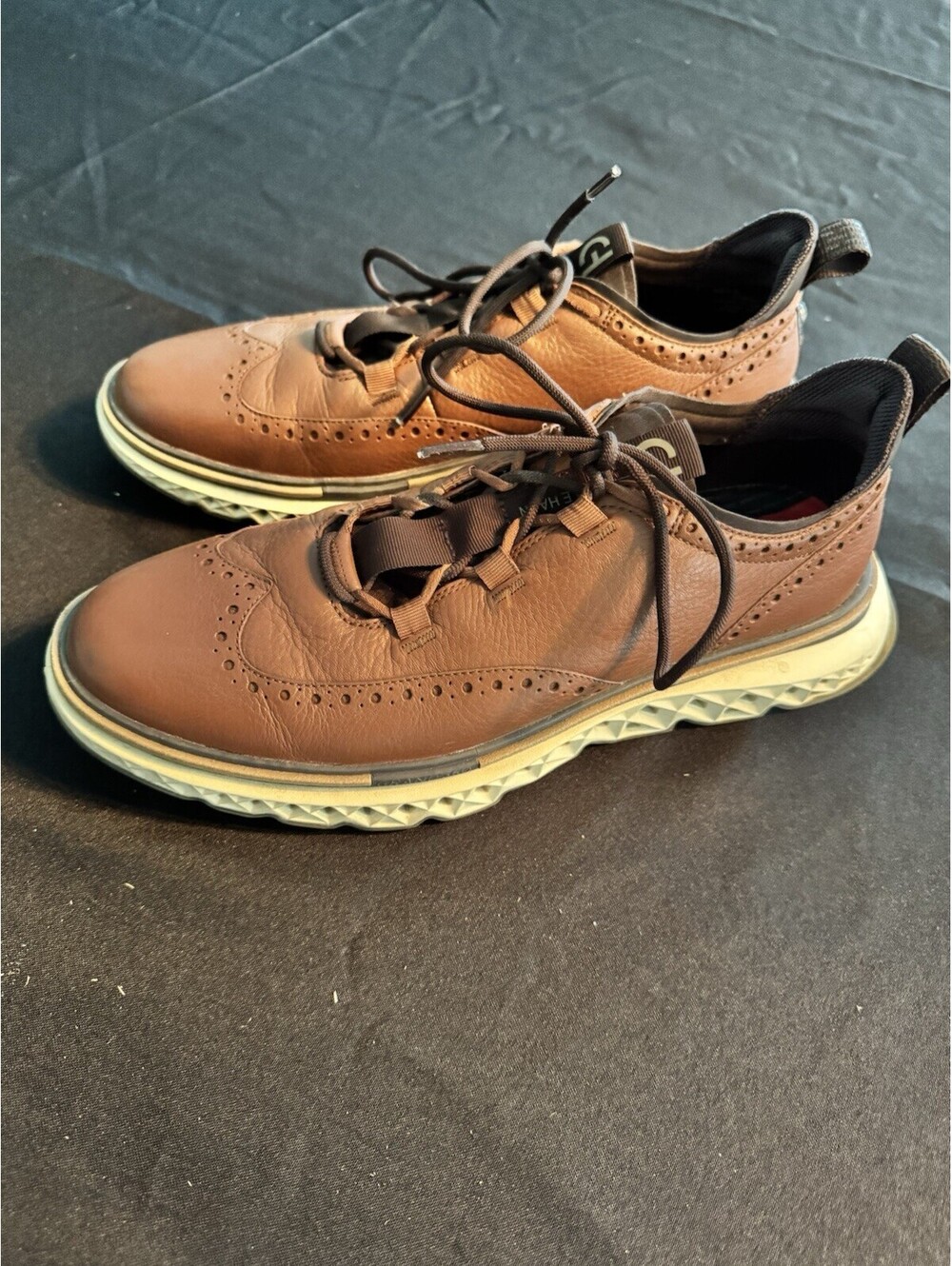 Cole Haan Men 5 ZEROGRAND WINGTIP OXFORDS Casual Shoes